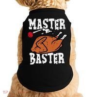Thanksgiving Master Baster Funny Turkey Day Fall Doggie Tank thumb 0