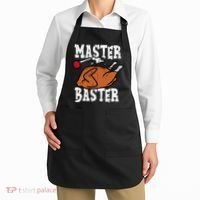Thanksgiving Master Baster Funny Turkey Day Fall Apron thumb 2
