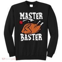 Thanksgiving Master Baster Funny Turkey Day Fall Sweatshirt thumb 0