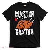 Thanksgiving Master Baster Funny Turkey Day Fall T-Shirt thumb 0