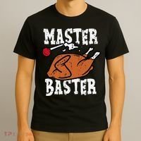 Thanksgiving Master Baster Funny Turkey Day Fall T-Shirt thumb 3