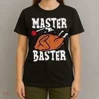 Thanksgiving Master Baster Funny Turkey Day Fall T-Shirt thumb 4