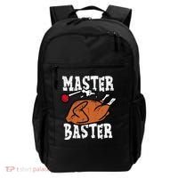 Thanksgiving Master Baster Funny Turkey Day Fall Backpack thumb 0