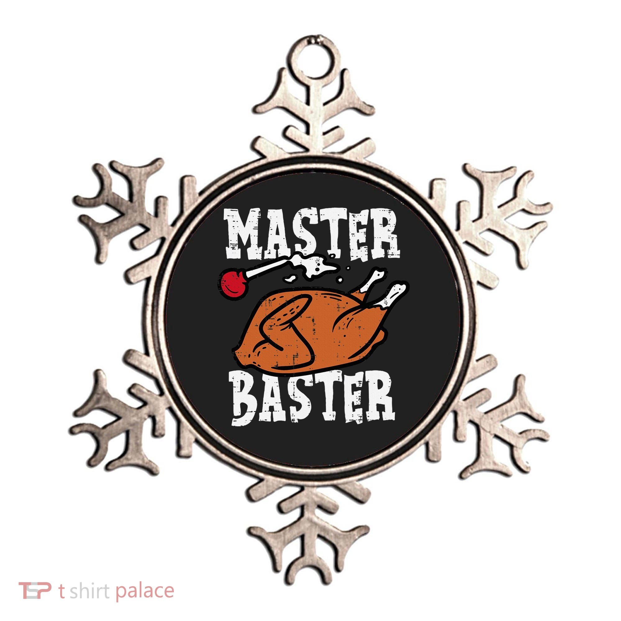 Thanksgiving Master Baster Funny Turkey Day Fall Ornament