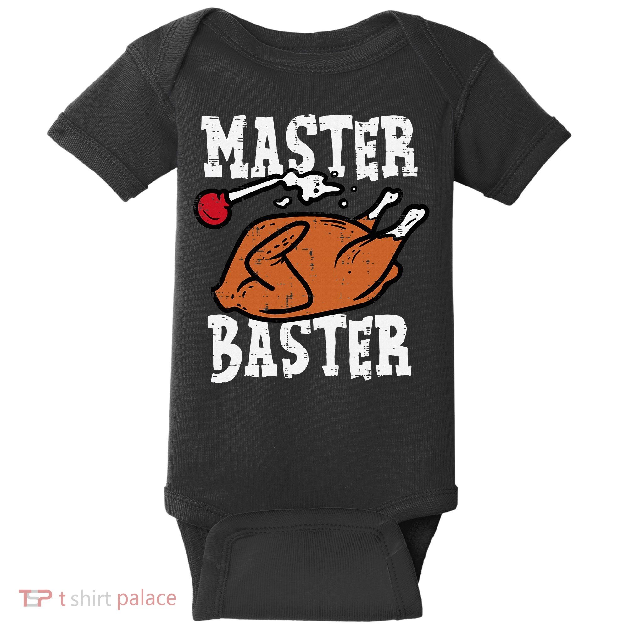 Thanksgiving Master Baster Funny Turkey Day Fall Baby Bodysuit