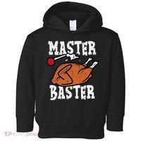 Thanksgiving Master Baster Funny Turkey Day Fall Toddler Hoodie thumb 0
