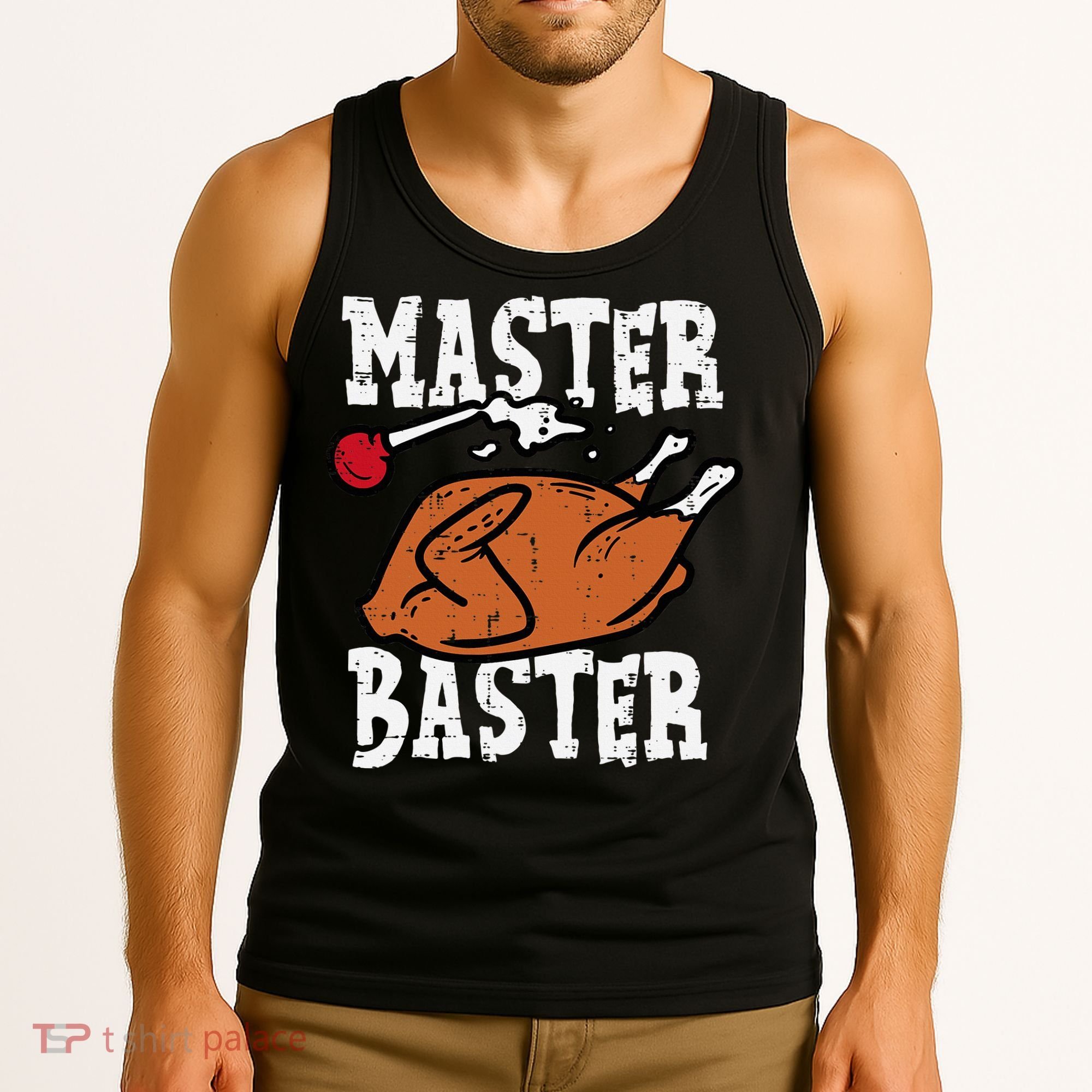 Thanksgiving Master Baster Funny Turkey Day Fall Tank Top