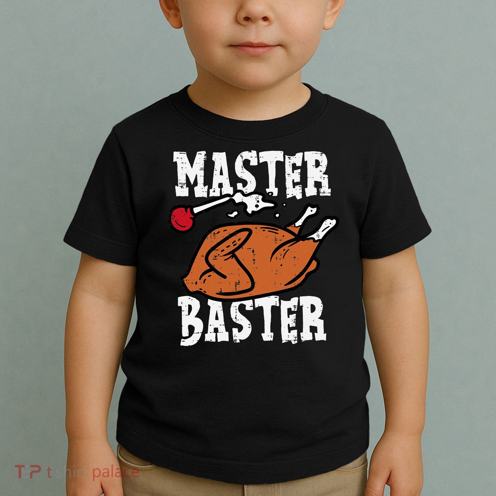 Thanksgiving Master Baster Funny Turkey Day Fall Toddler T-Shirt