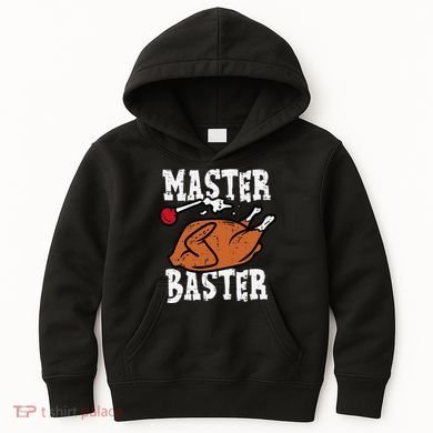 Thanksgiving Master Baster Funny Turkey Day Fall Kids Hoodie