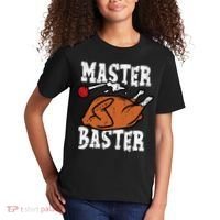 Thanksgiving Master Baster Funny Turkey Day Fall Kids T-Shirt thumb 2