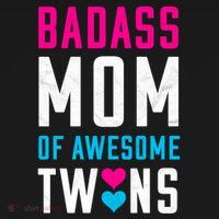 Twin Mom Badass Mom Of Twins Awesome Twins Gift Pajama Set thumb 2