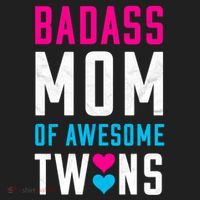 Twin Mom Badass Mom Of Twins Awesome Twins Gift Hat thumb 2