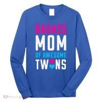 Twin Mom Badass Mom Of Twins Awesome Twins Gift Long Sleeve Shirt thumb 0