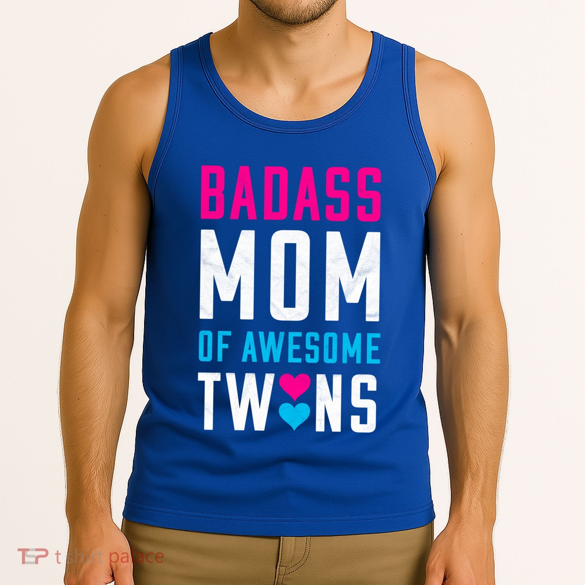 Twin Mom Badass Mom Of Twins Awesome Twins Gift Tank Top