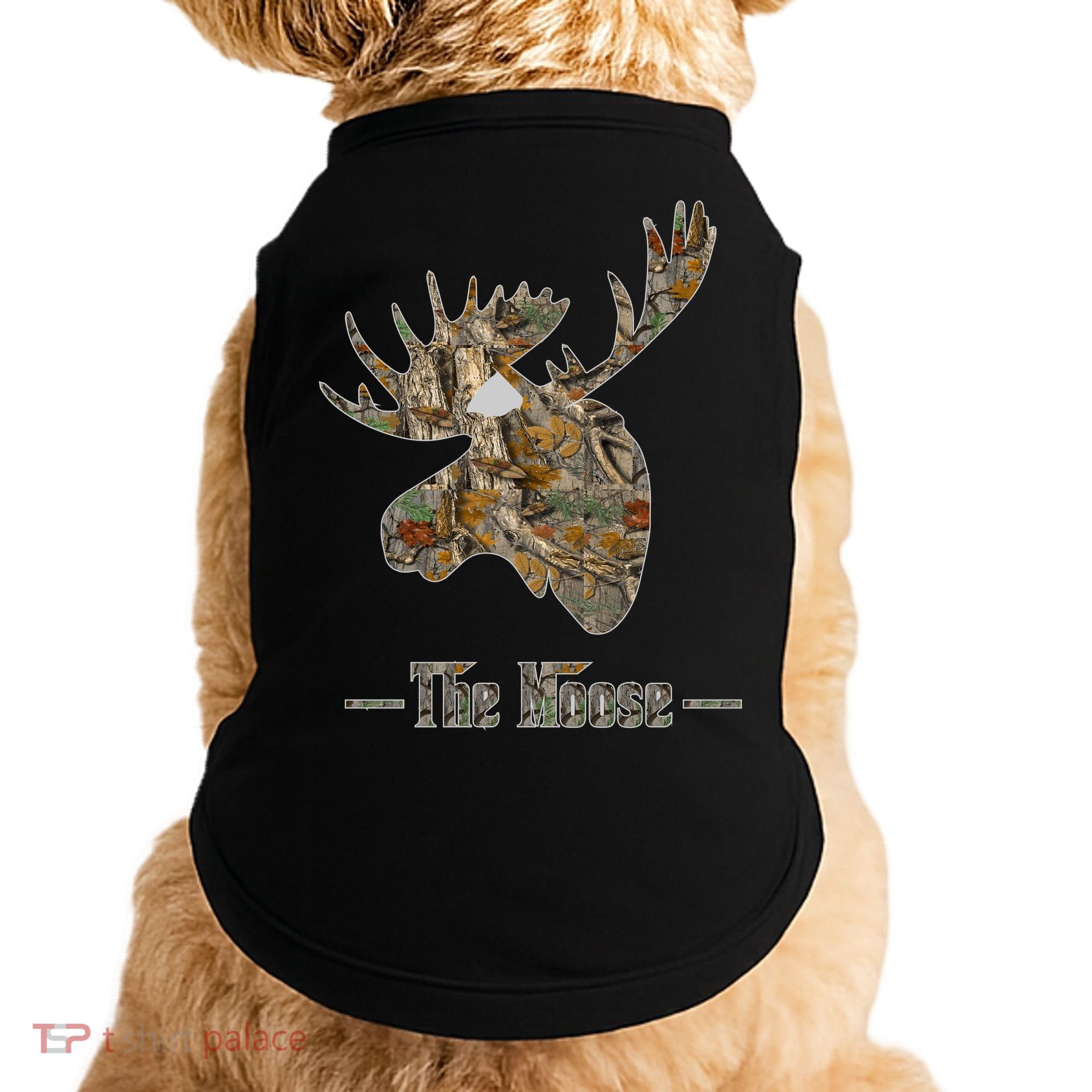The Moose Camouflage Doggie Tank