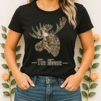 The Moose Camouflage Women's T-Shirt thumb 2