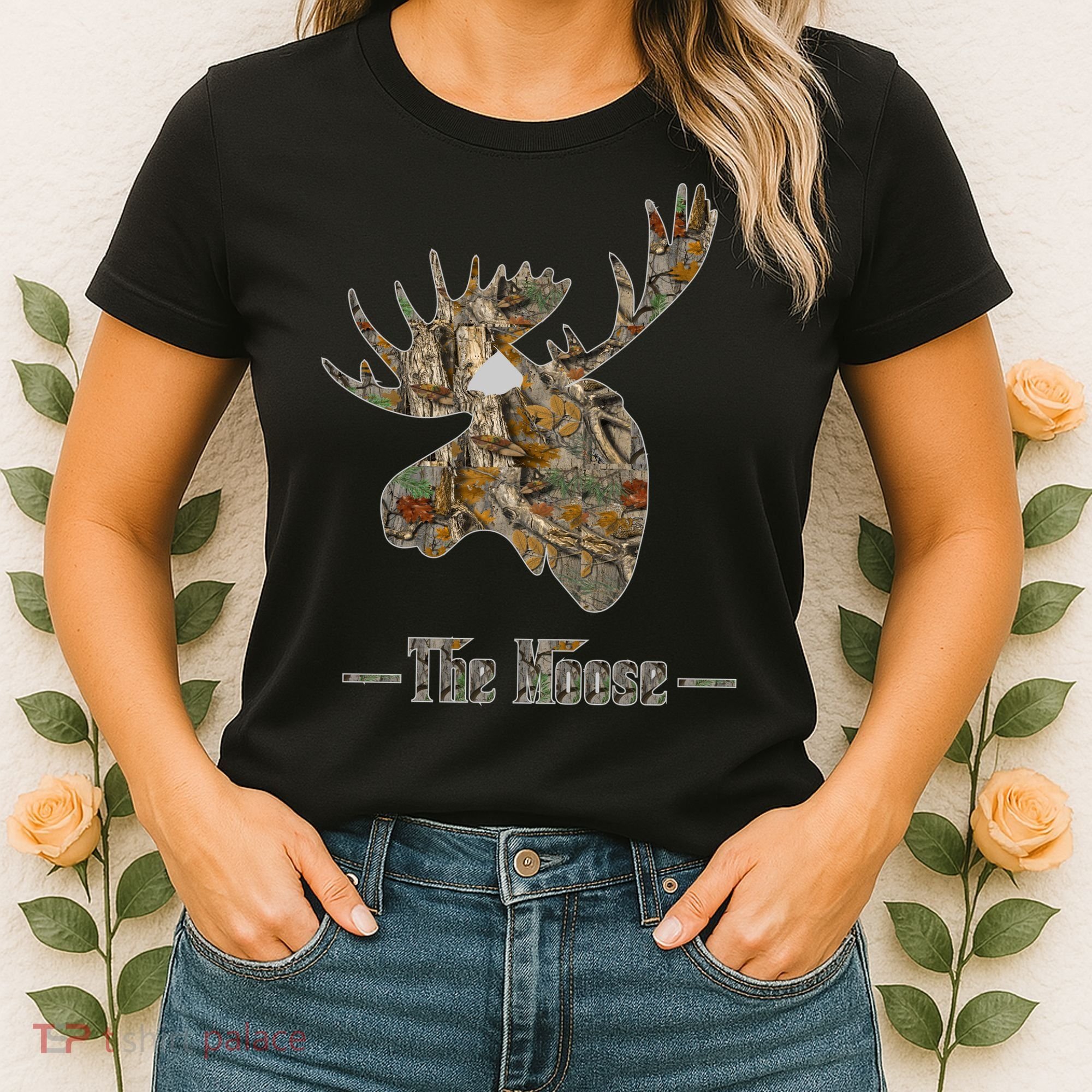 The Moose Camouflage Women's T-Shirt