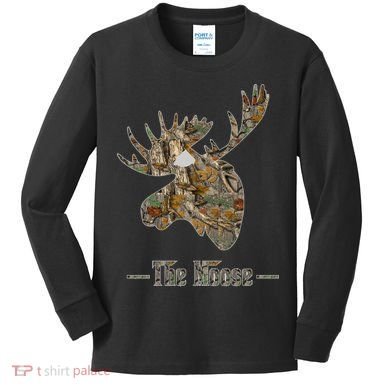 The Moose Camouflage Kids Long Sleeve Shirt