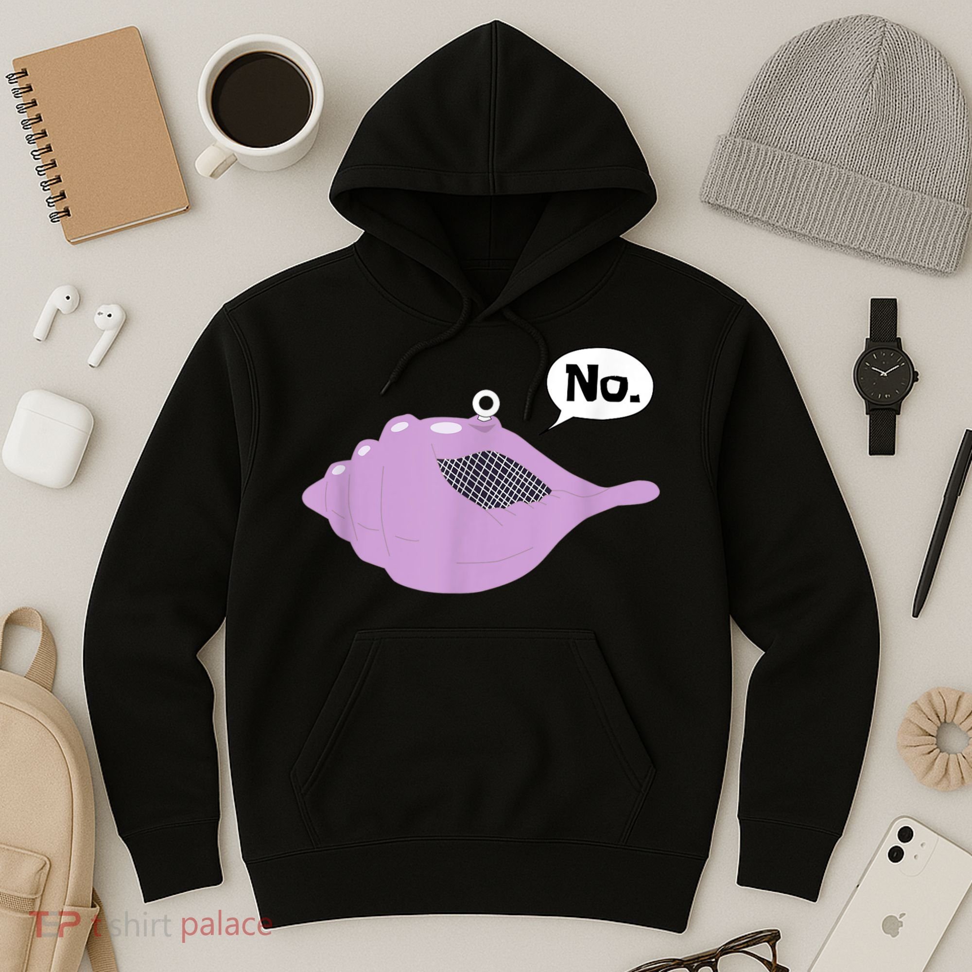 Talking Magic Conch Shell Hoodie
