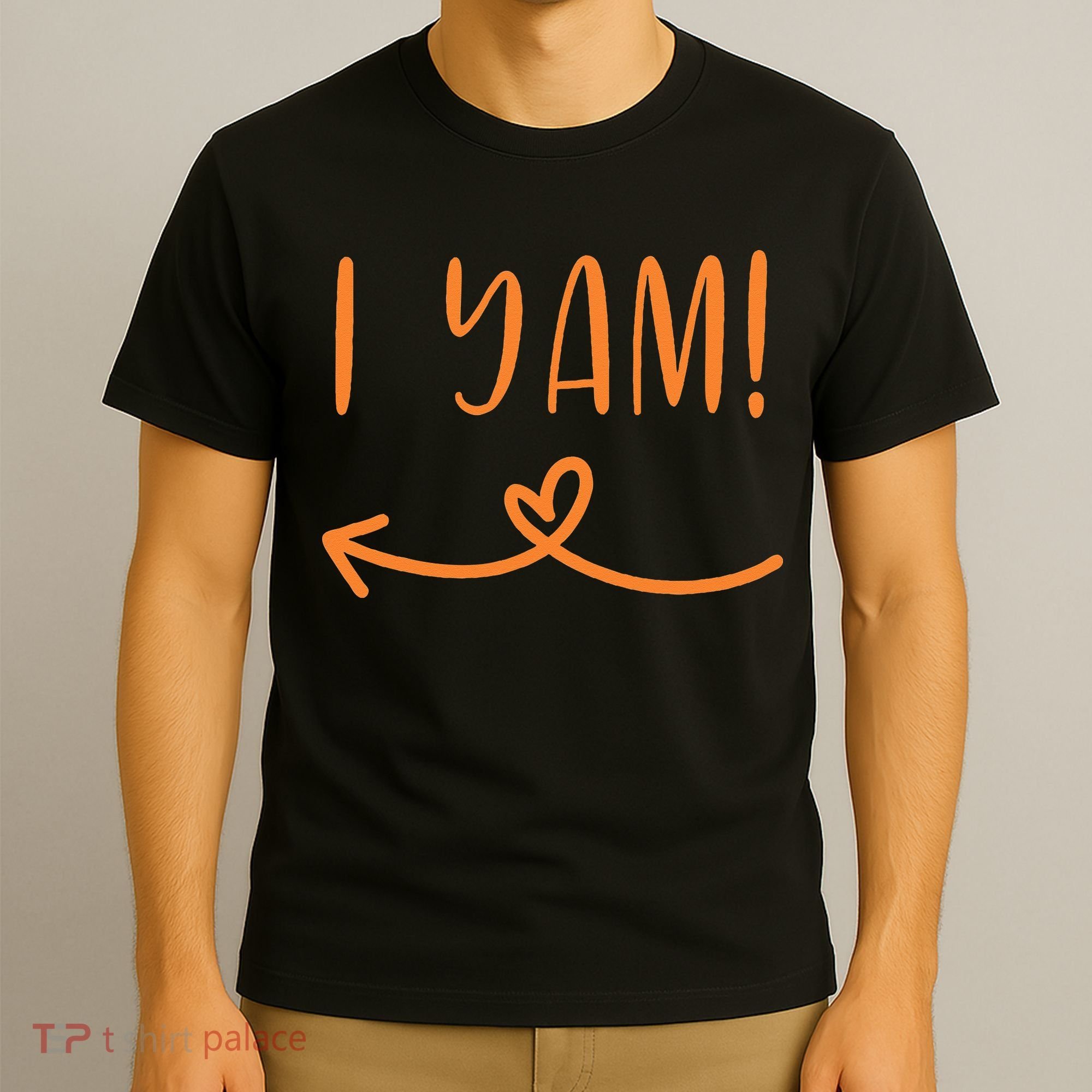 Thanksgiving Matching Couple Shes My Sweet Potato I Yam Set T-Shirt