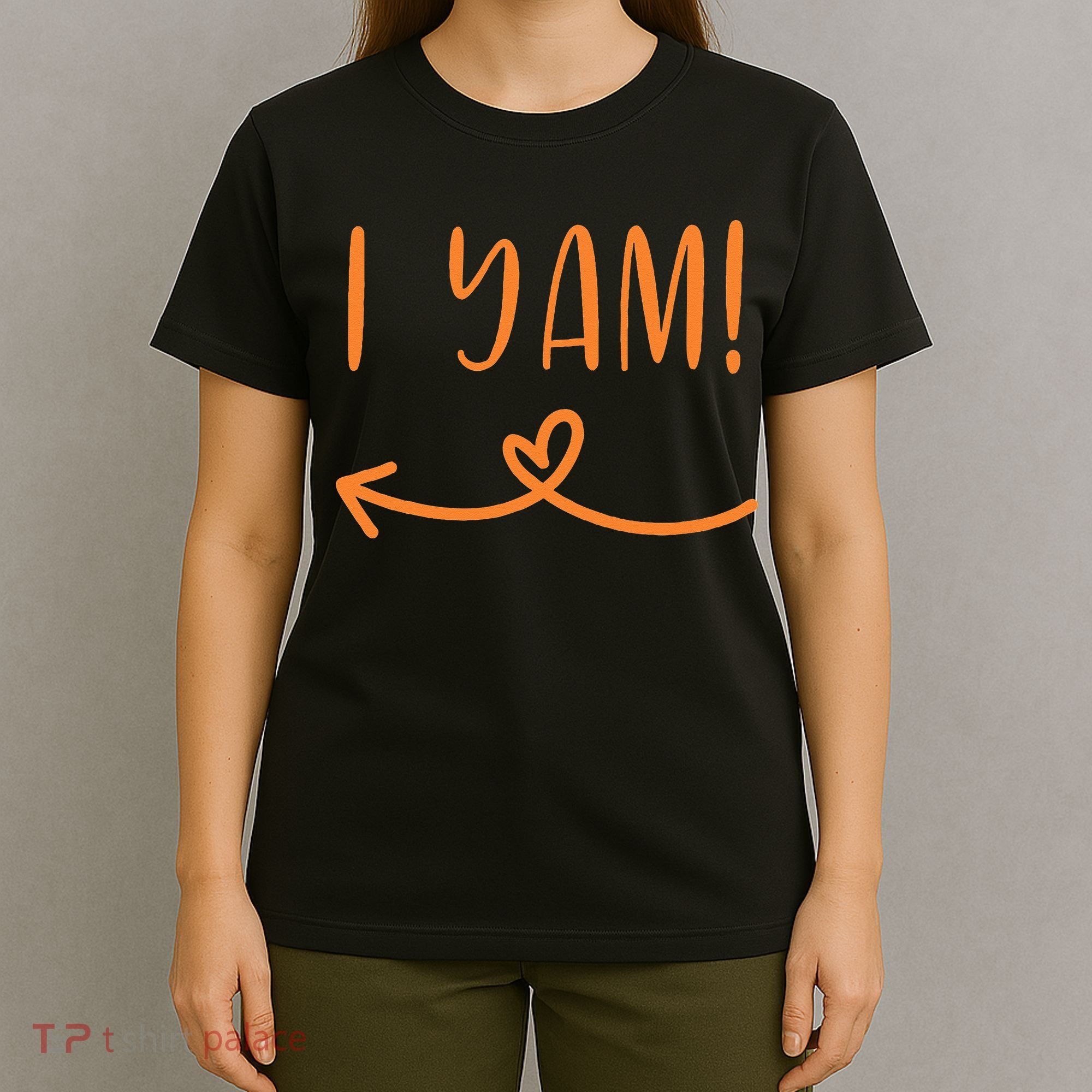 Thanksgiving Matching Couple Shes My Sweet Potato I Yam Set T-Shirt