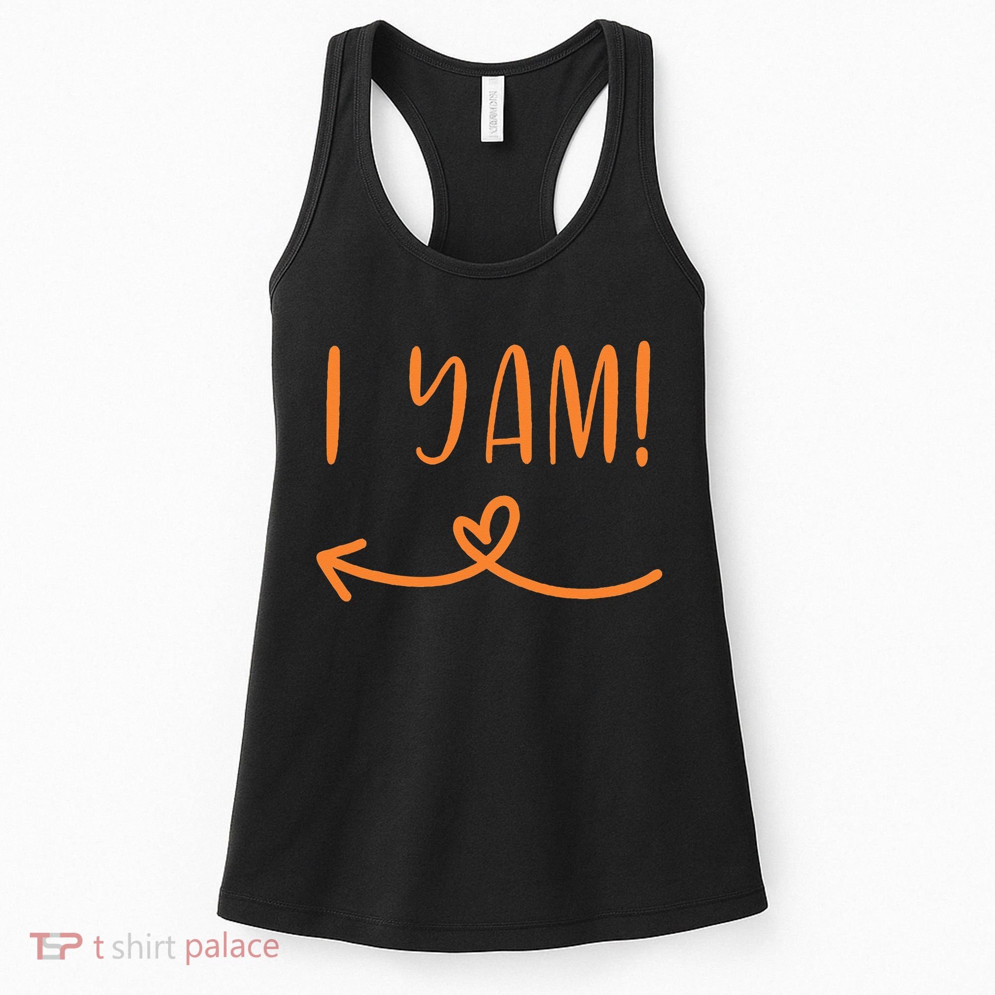 Thanksgiving Matching Couple Shes My Sweet Potato I Yam Set Women's Tank Top