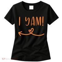 Thanksgiving Matching Couple Shes My Sweet Potato I Yam Set Women's T-Shirt thumb 0
