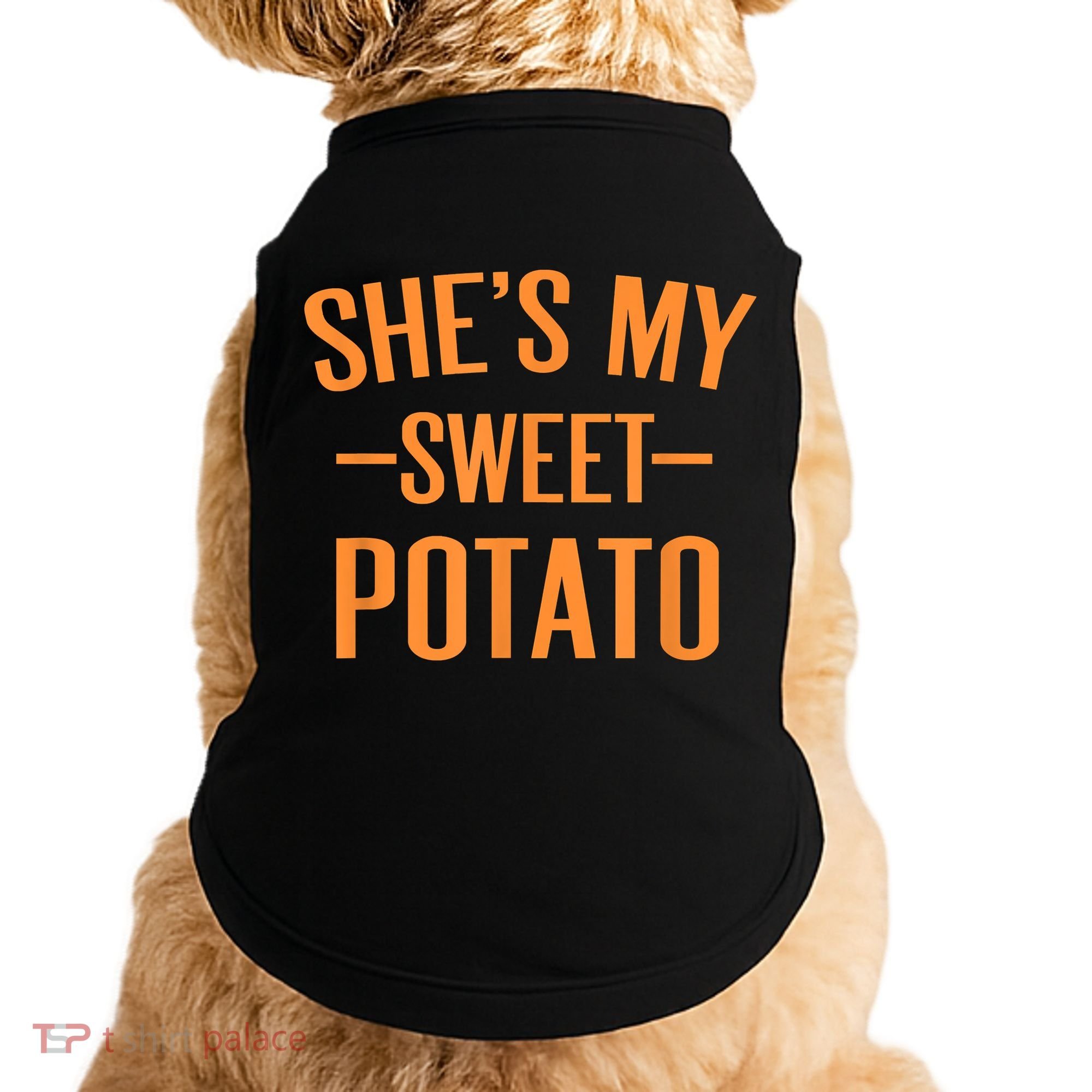 Thanksgiving Matching Couples She's My Sweet Potato I Yam Doggie Tank