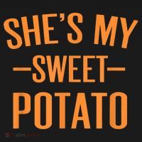 Thanksgiving Matching Couples She's My Sweet Potato I Yam Doggie Tank thumb 4