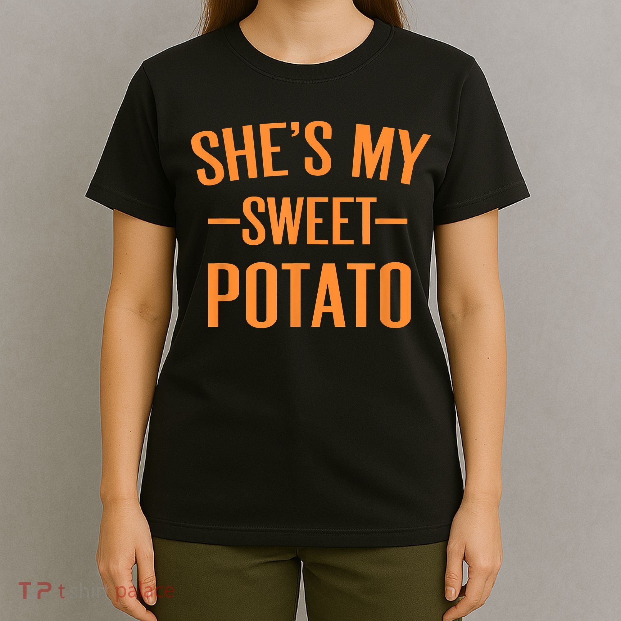 Thanksgiving Matching Couples She's My Sweet Potato I Yam T-Shirt