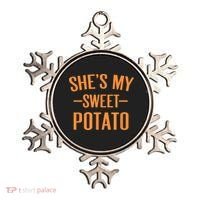 Thanksgiving Matching Couples She's My Sweet Potato I Yam Ornament thumb 0