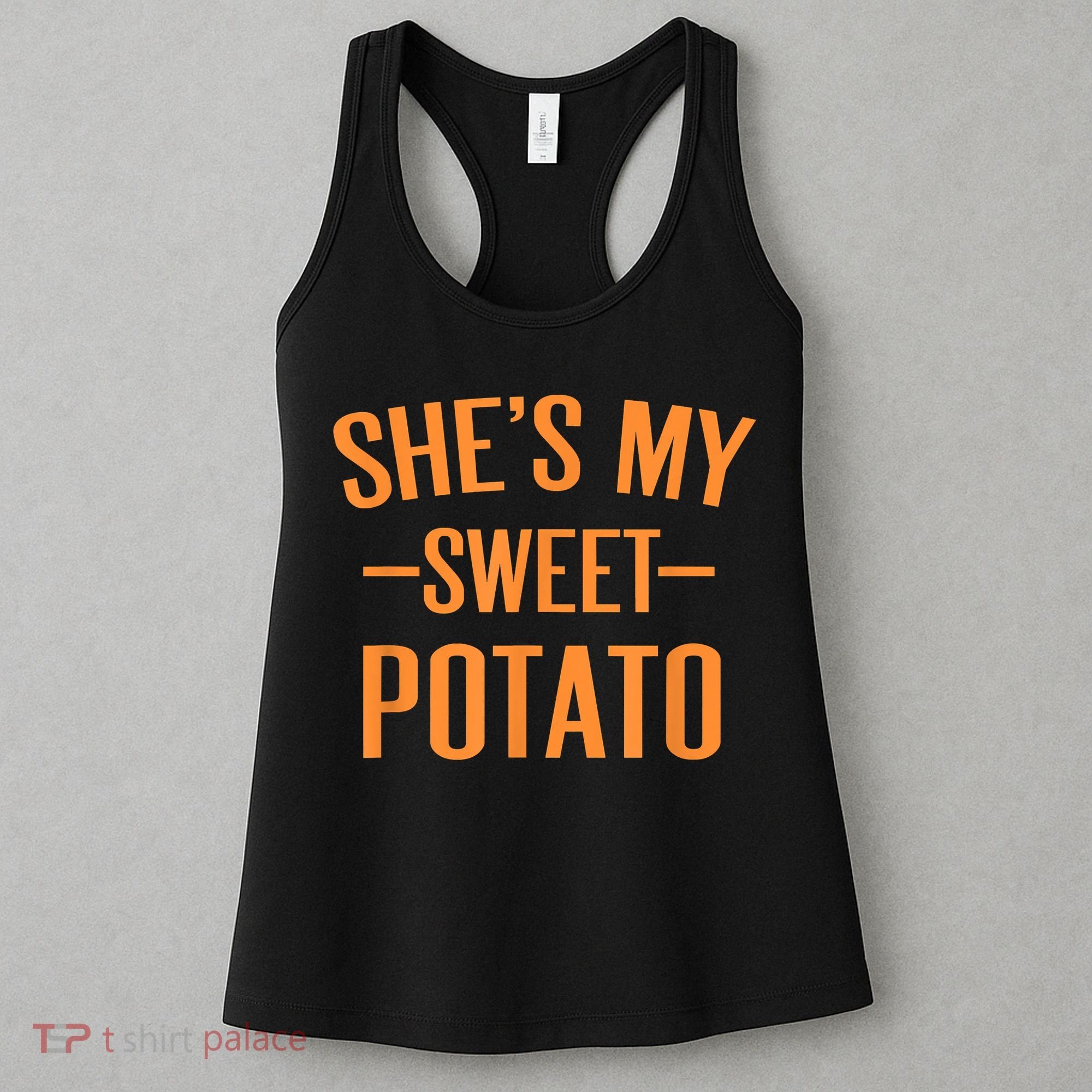 Thanksgiving Matching Couples She's My Sweet Potato I Yam Women's Tank Top