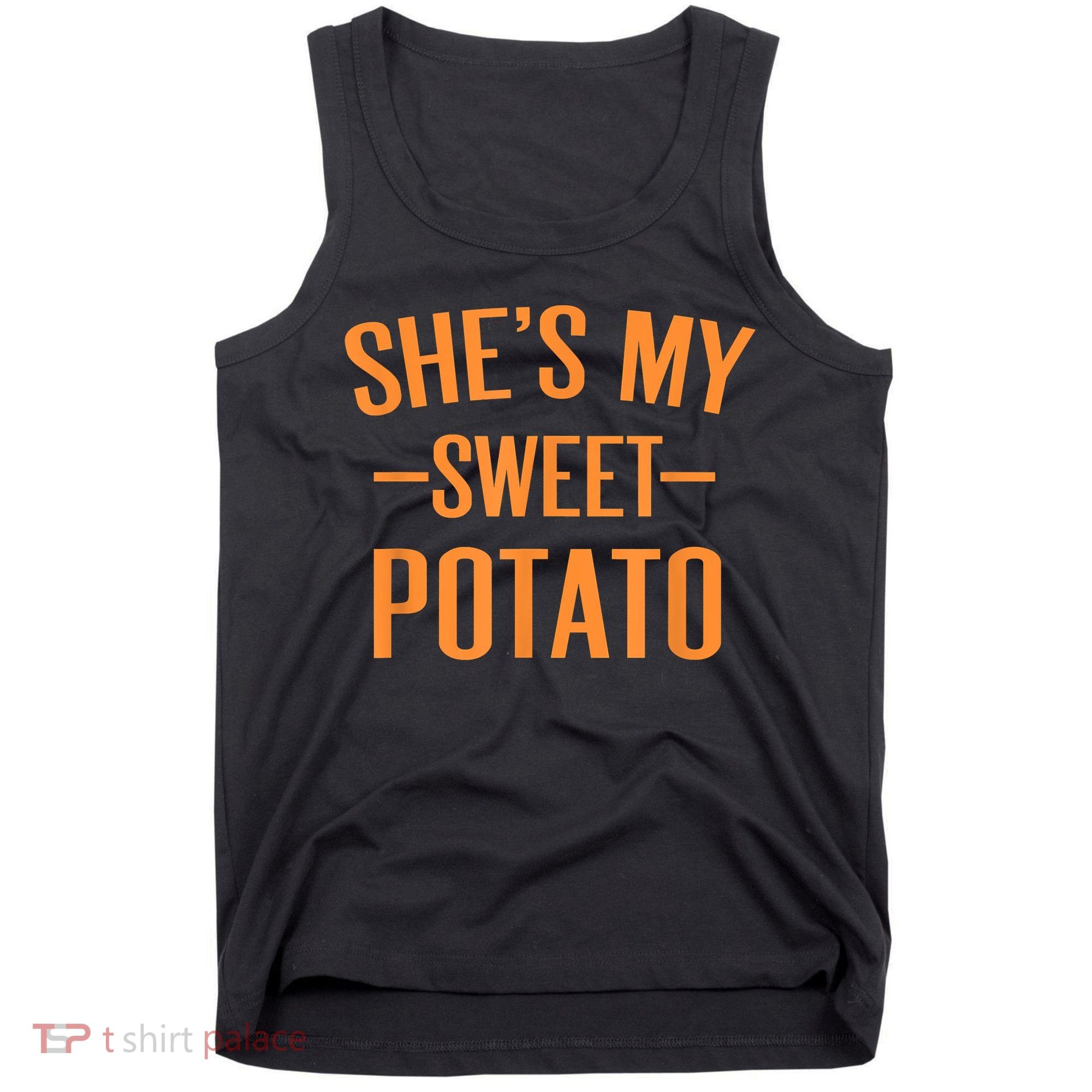 Thanksgiving Matching Couples She's My Sweet Potato I Yam Tank Top