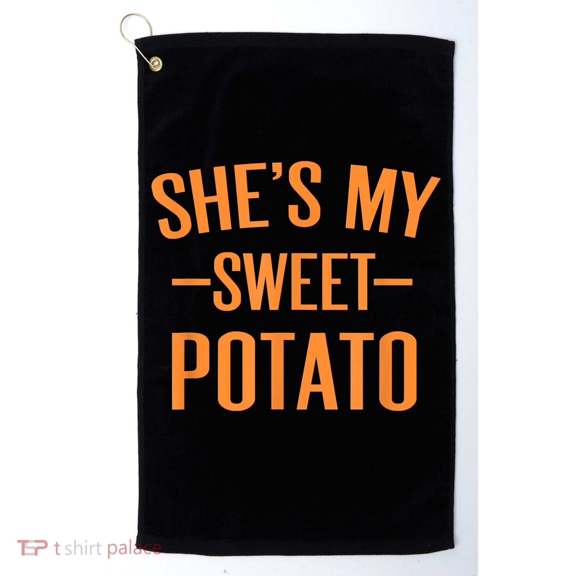 Thanksgiving Matching Couples She's My Sweet Potato I Yam Golf Towel