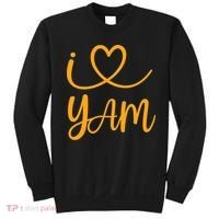 Thanksgiving Matching Couples She's My Sweet Potato I Yam Sweatshirt thumb 0