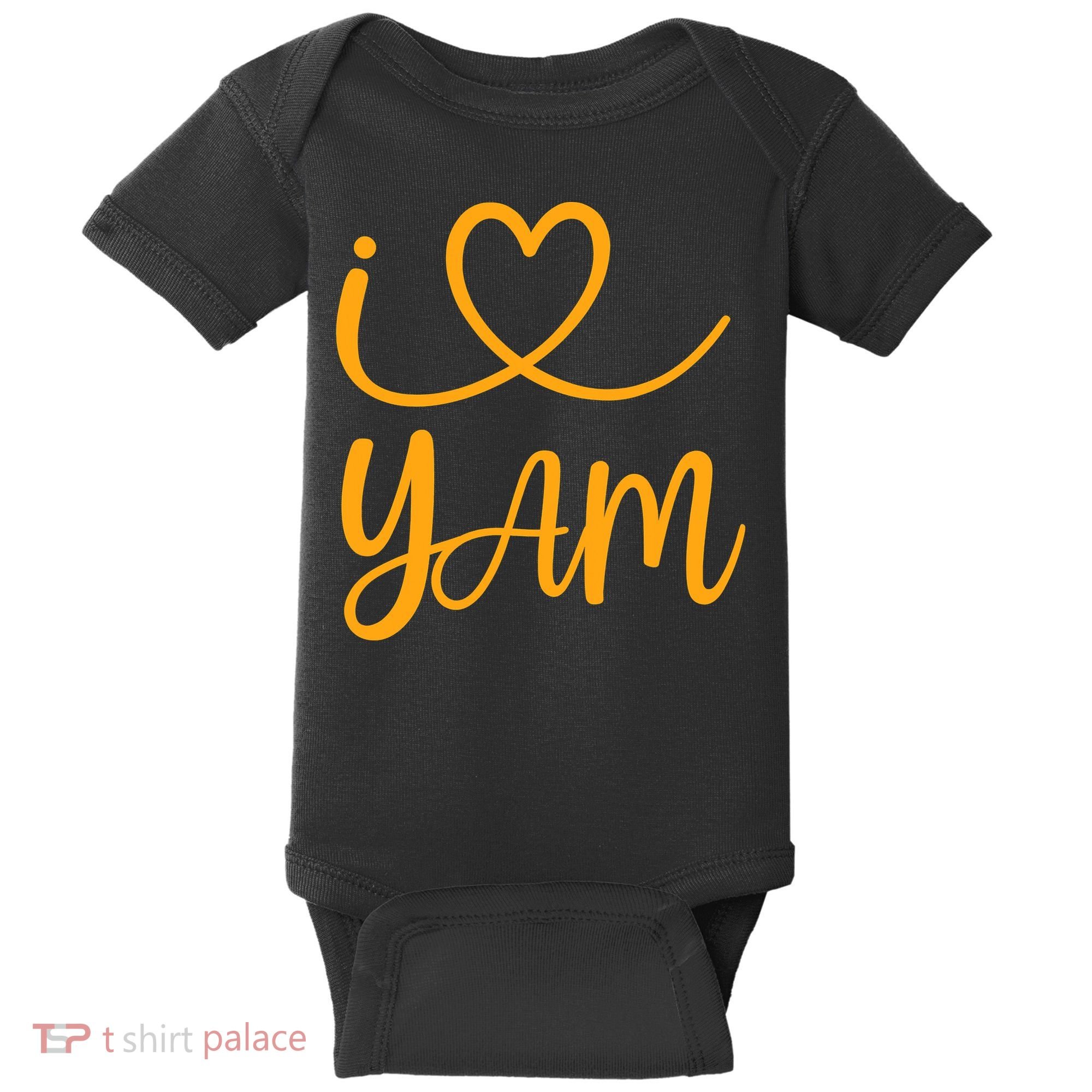 Thanksgiving Matching Couples She's My Sweet Potato I Yam Baby Bodysuit