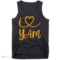Thanksgiving Matching Couples She's My Sweet Potato I Yam Tank Top thumb 0