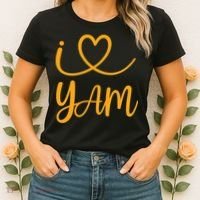 Thanksgiving Matching Couples She's My Sweet Potato I Yam Women's T-Shirt thumb 2