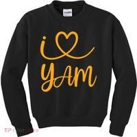 Thanksgiving Matching Couples She's My Sweet Potato I Yam Kids Sweatshirt thumb 0