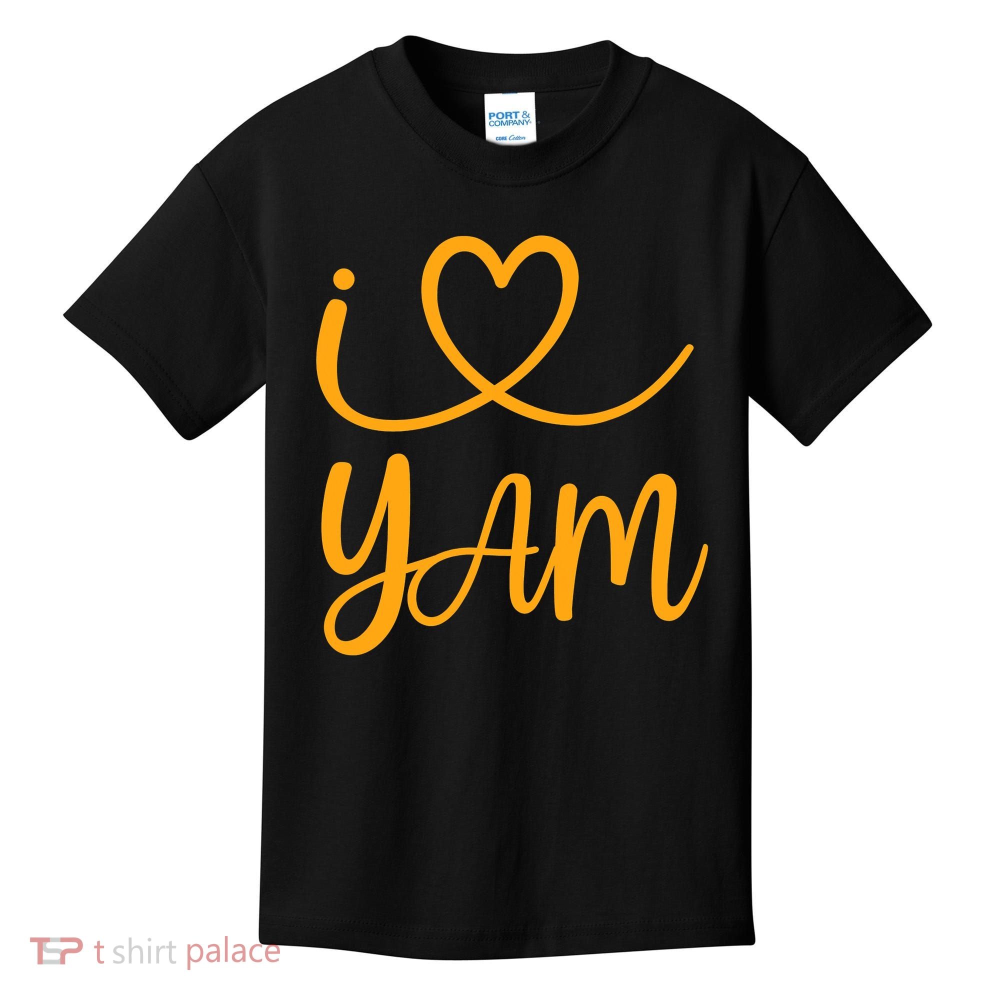 Thanksgiving Matching Couples She's My Sweet Potato I Yam Kids T-Shirt