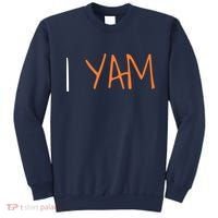 Thanksgiving Matching Couples She's My Sweet Potato I Yam Sweatshirt thumb 0