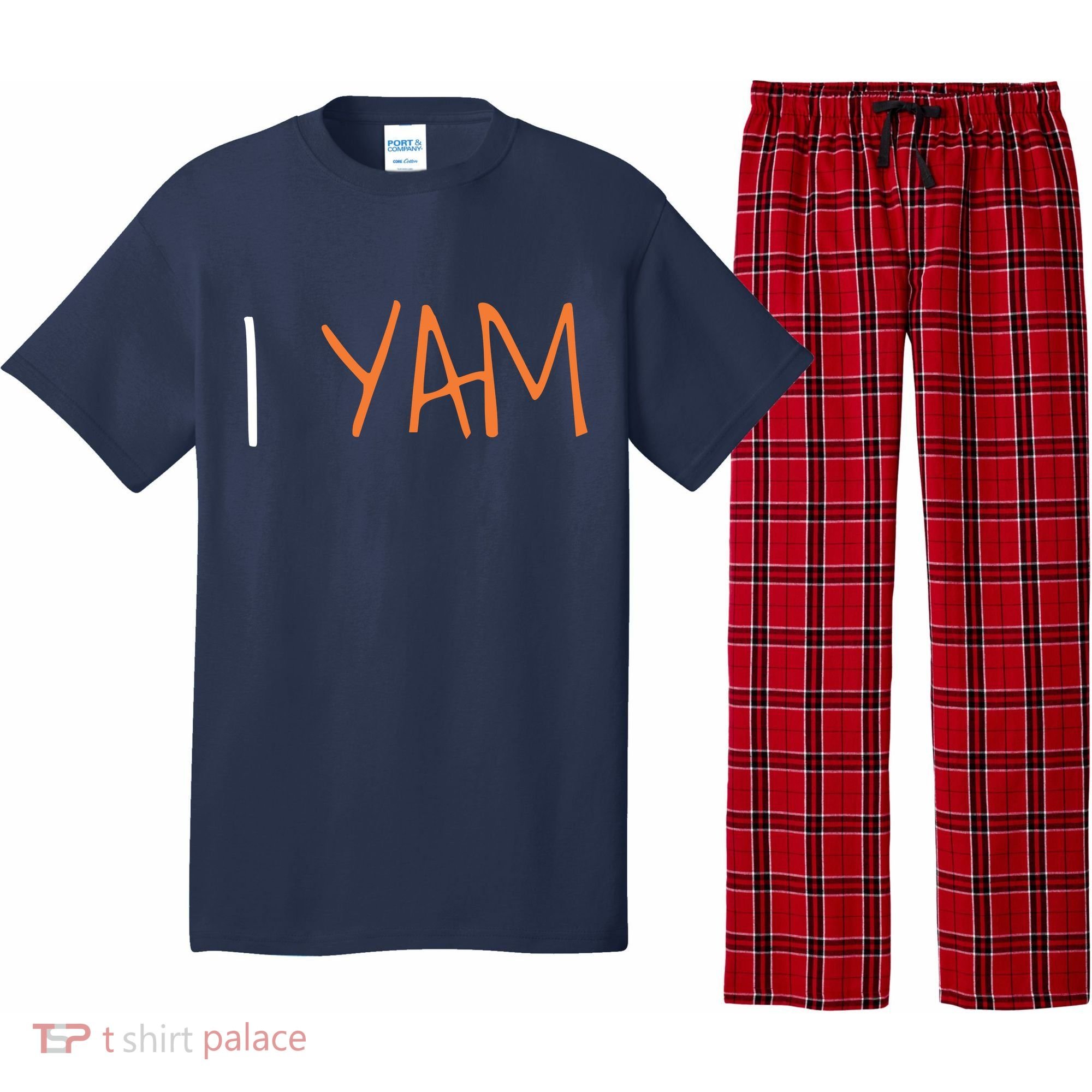 Thanksgiving Matching Couples She's My Sweet Potato I Yam Pajama Set
