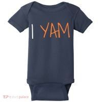 Thanksgiving Matching Couples She's My Sweet Potato I Yam Baby Bodysuit thumb 0
