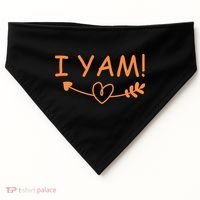 Thanksgiving Matching Couples She's My Sweet Potato I Yam USA-Made Doggie Bandana thumb 0
