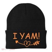 Thanksgiving Matching Couples She's My Sweet Potato I Yam Beanie thumb 0