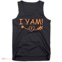 Thanksgiving Matching Couples She's My Sweet Potato I Yam Tank Top thumb 0