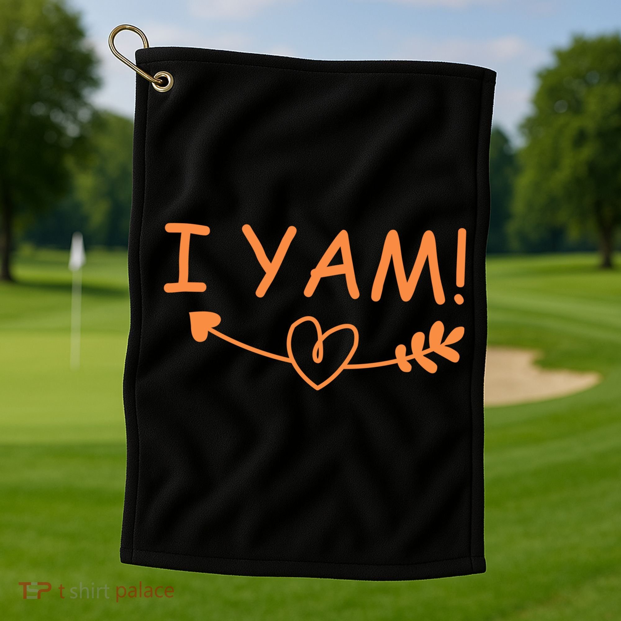 Thanksgiving Matching Couples She's My Sweet Potato I Yam Golf Towel