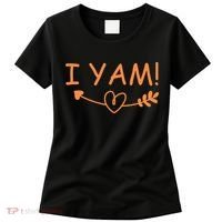 Thanksgiving Matching Couples She's My Sweet Potato I Yam Women's T-Shirt thumb 0