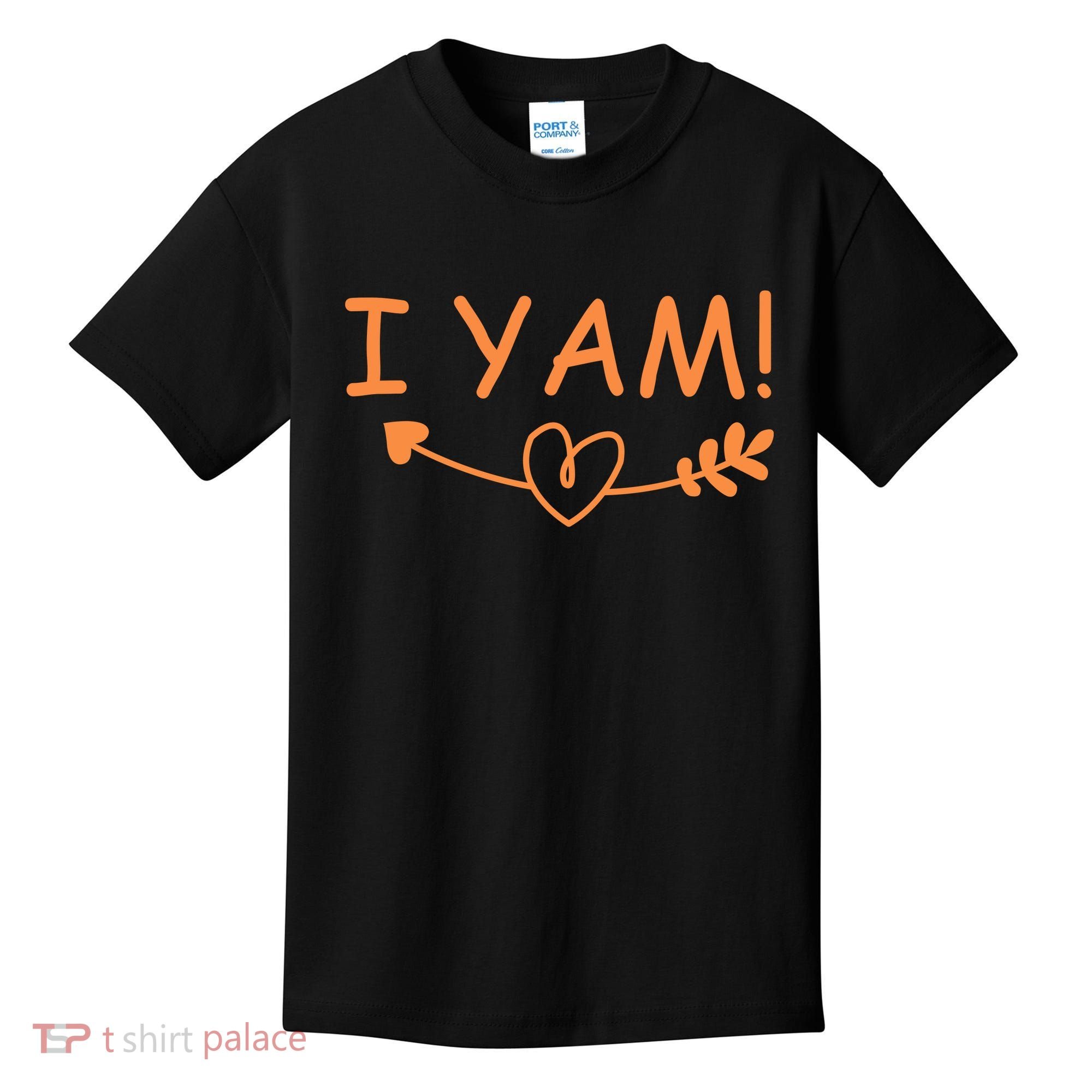 Thanksgiving Matching Couples She's My Sweet Potato I Yam Kids T-Shirt