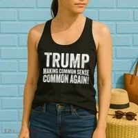 Trump Making Common Sense Common Again Women's Tank Top thumb 2